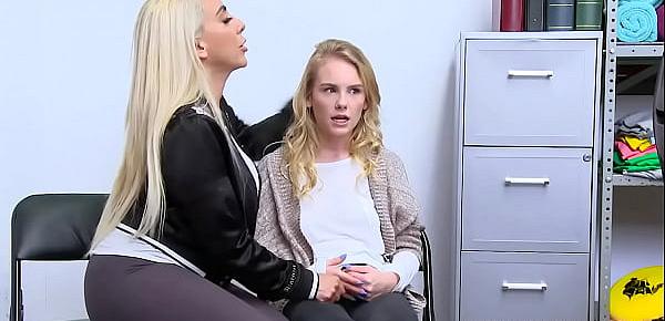  Kylie Kingston, Natalie Knight Fucked by Officer For Stealing Good